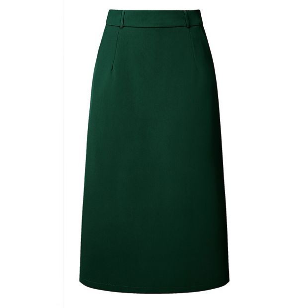HIGHWAIST PENCIL SKIRT Sサイズ Women's Pencil Skirt High Waist Split Back Work Midi Skirts