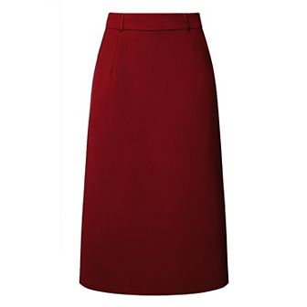 Women's Pencil Skirt High Waist Split Back Work Midi Skirts