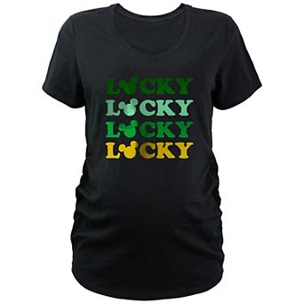 Disney's Mickey Mouse Lucky Maternity Graphic Tee
