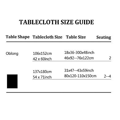 Vinyl Tablecloth Rectangle Tables 54" X 71" Blue Flower Pattern Water