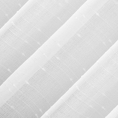 Sonoma Goods For Life Desiree Semi-Sheer Rope Tab Set of 2 Curtain Panels