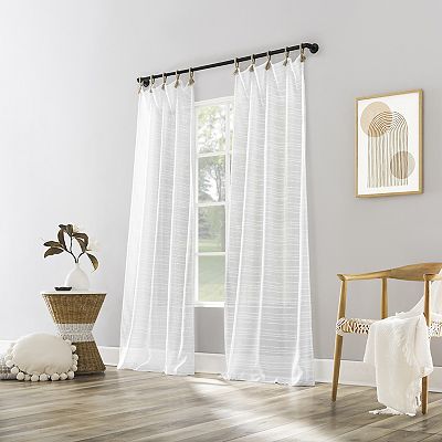 Sonoma Goods For Life® Desiree Semi-Sheer Rope Tab Set of 2