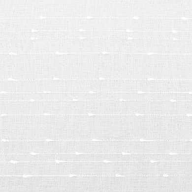 Sonoma Goods For Life Desiree Semi-Sheer Rope Tab Set of 2 Curtain Panels