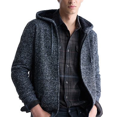 Men's Buffalo Jeans Bonded Sherpa Lined Full Zip