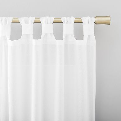 Sonoma Goods For Life Hayes Semi-Sheer Tab Top Set of 2 Curtain Panels