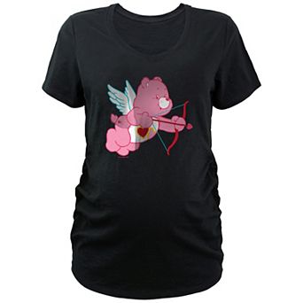 Maternity Care Bears Cupid Bear Short Sleeve Graphic Tee