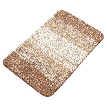1 pc Polyester Bathroom Mat Non Slip Bath Mats Rugs Gradient 23.62"x15.75"