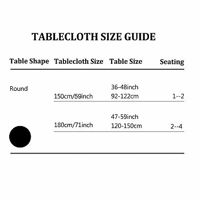 Vinyl Tablecloth Round 59" Dia Red And Green Flower Pattern Water