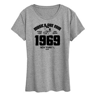 Women's Peanuts Snoopy Music & Art Graphic Tee