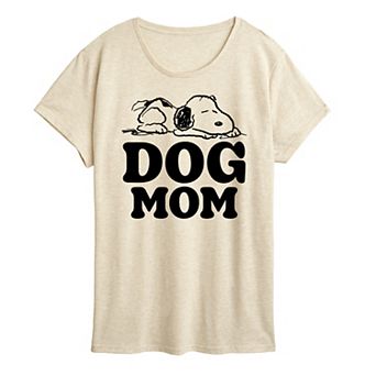 Women's Peanuts Snoopy Dog Mom Graphic Tee