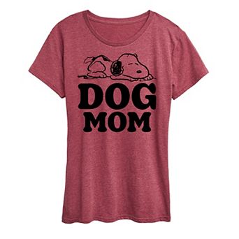Women's Peanuts Snoopy Dog Mom Graphic Tee
