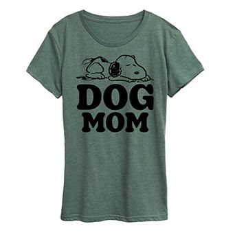 Women's Peanuts Snoopy Dog Mom Graphic Tee
