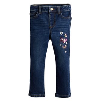 Girls 4-12 Jumping Beans® Mid-Rise Embellished Jegging Jeans