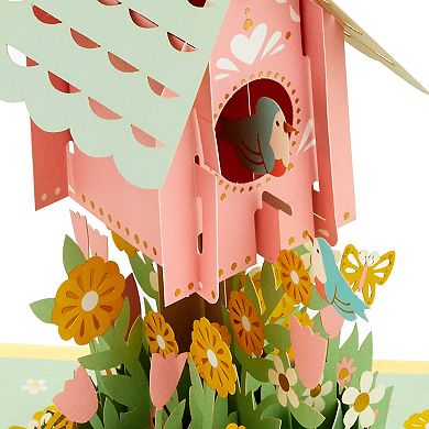 Hallmark Signature Paper Wonder 3D Pop-Up Mother's Day Card for Mom (Birdhouse)