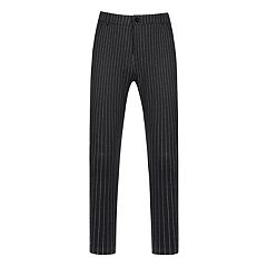 Lars Amadeus Black Houndstooth Pants for Men's Slim Fit Plaid Cropped Dress  Pants 28 Black White at  Men's Clothing store