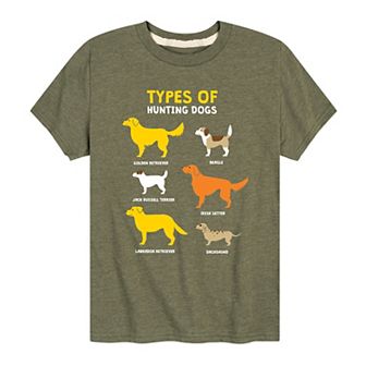 Boys 8-20 Hunting Dogs Graphic Tee