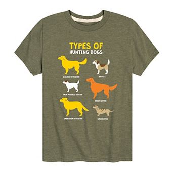 Boys 8-20 Hunting Dogs Graphic Tee
