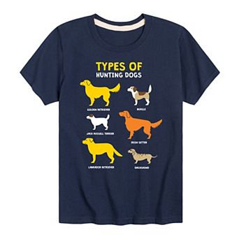 Boys 8-20 Hunting Dogs Graphic Tee