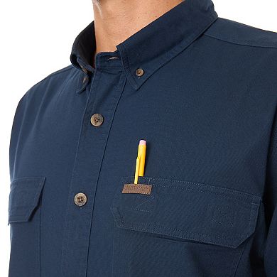 Big & Tall Smith's Workwear Stretch Full-Swing Work Shirt