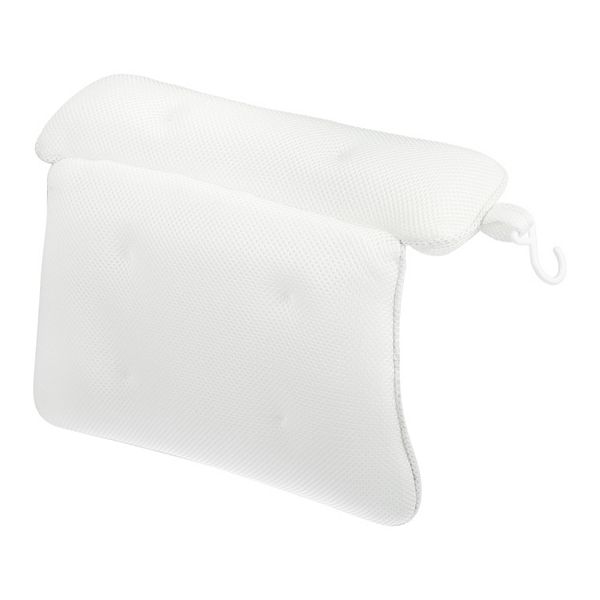 Bath Pillow For Neck And Back Support Bathtub Cushion With 6 Suction Cups