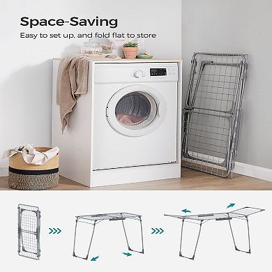 Foldable Clothes Drying Rack