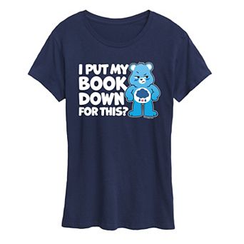 Women's Care Bears I Put My Book Down Graphic Tee