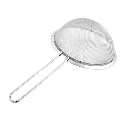 Kitchen Stainless Steel Fine Tea Oil Mesh Strainer Colander Flour Sieve 7 Inch