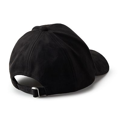 Women's Sonoma Goods For Life® Faux Suede Baseball Cap