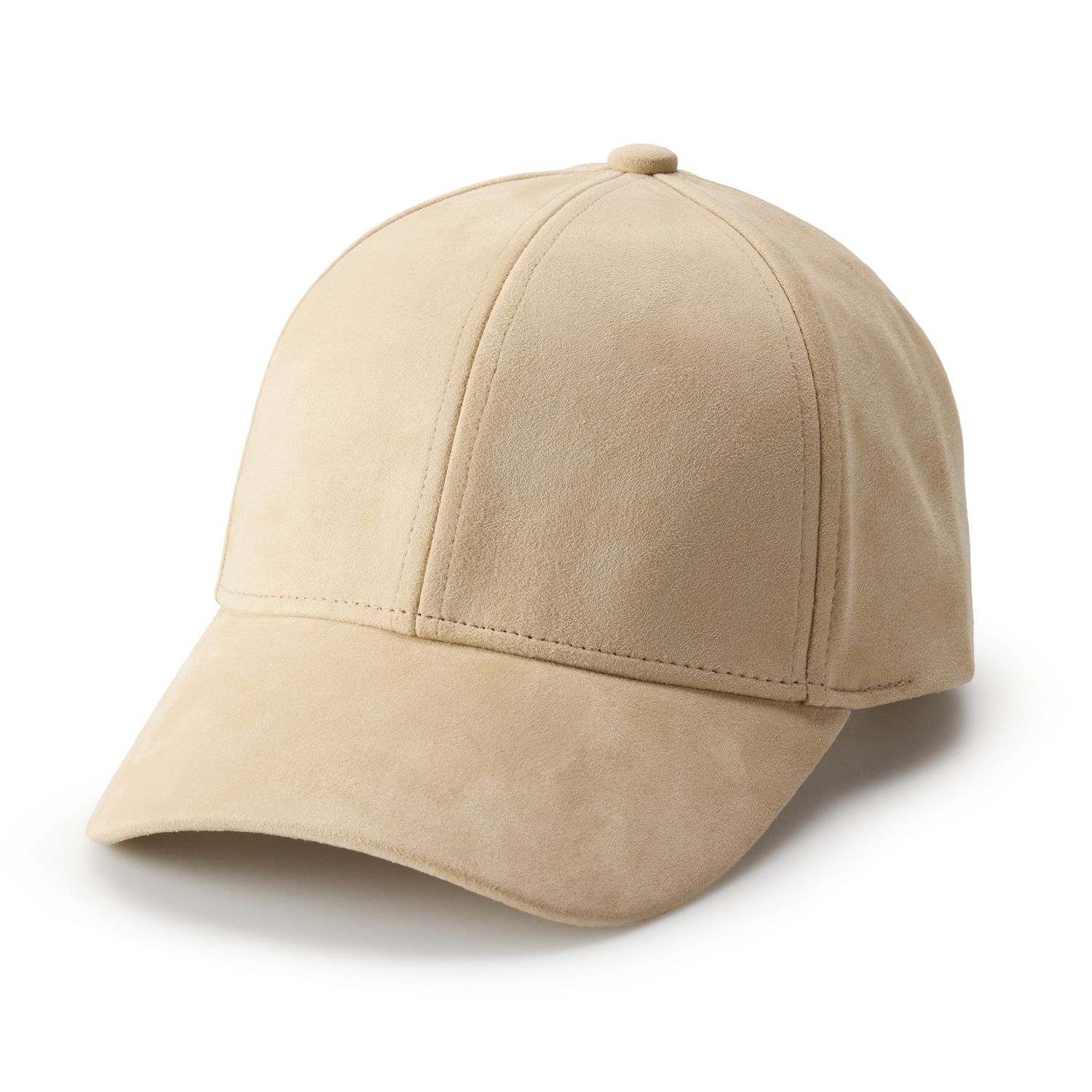 Wancir Women's Men's Suede Baseball Cap Faux Suede Leather Classic Adjustable Plain Hat Quality Baseball Cap Sun Hat
