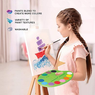 Watercolor Paint Set for Kids, Washable Non Toxic Paints