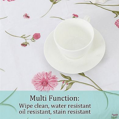 Vinyl Plastic Printing Water Oil Table Cloth Cover Rectangle 41" X 60"