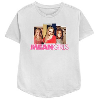 Women's Mean Girls Plastics Portraits Relaxed Fit Graphic Tee