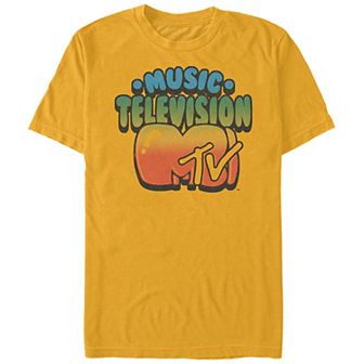 Men's MTV Bubble Letters Gradient Logo Graphic Tee