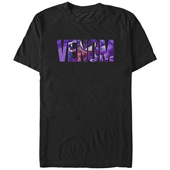 Men's Spider-Man Venom Filled Logo Graphic Tee
