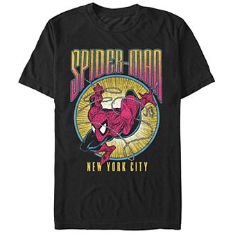 Men's Spider-Man New York City Graphic Tee