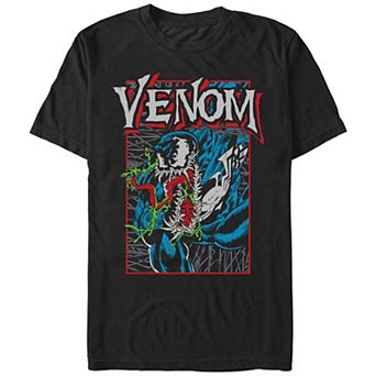 Men's Spider-Man Venom Evil Poster Graphic Tee