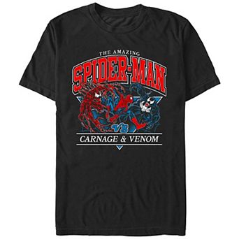 Men's Spider-Man Carnage VS Venom Graphic Tee