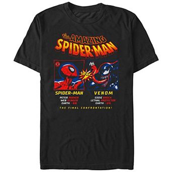Men's Spider-Man Spidey VS Venom Poster Graphic Tee