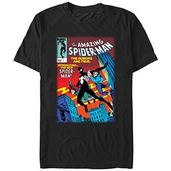 Men's Spider-Man The New Spider-Man Comic Cover Graphic Tee