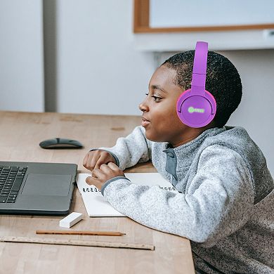 Contixo KB05 Kids Bluetooth Headphones: Safe 85dB limit, adjustable on-ear design