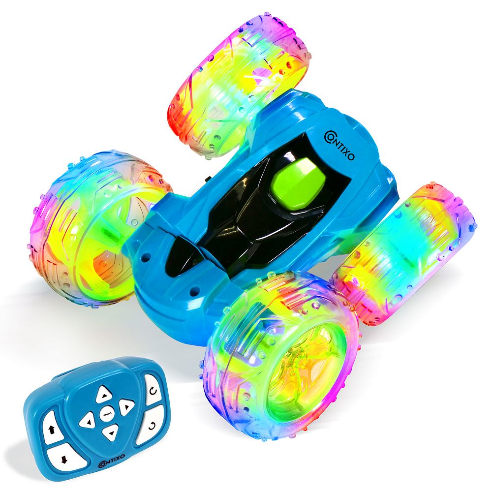 Contixo Remote Control Car SC3 Stunt Car Toy, 4WD Double Sided 360