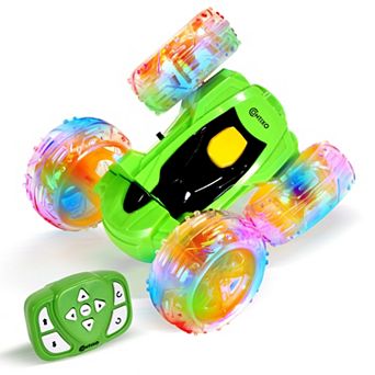 Contixo Remote Control Car SC3 Stunt Car Toy, 4WD Double Sided 360° Rotating RC