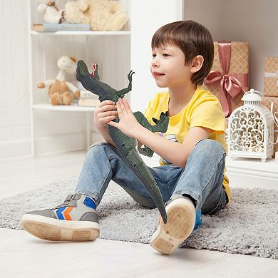 Contixo Remote Control Walking Velociraptor Dinosaur With Light-up Eyes & Roaring Effect