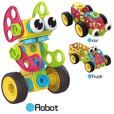 Contixo 223 Piece Mega Mechanic 3D Building Block Set