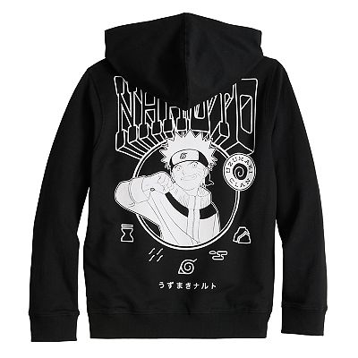 Naruto black and white hoodie sale