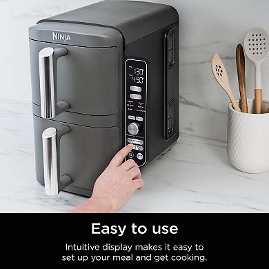 Ninja DoubleStack XL 10-qt. 6-in-1 Two-Basket Air Fryer SL401