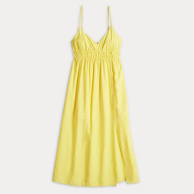 Juniors' Spaghetti Strap Midi Dress