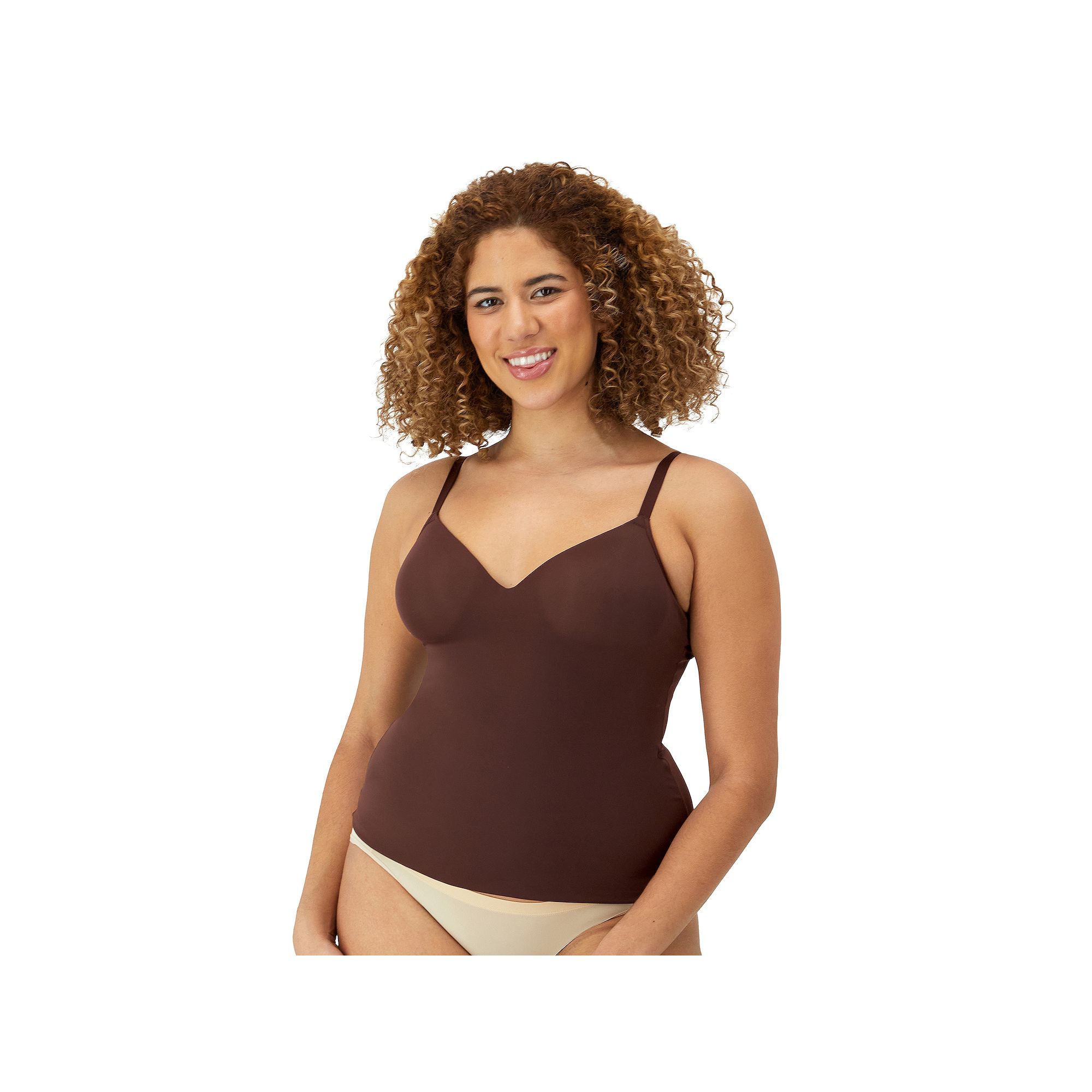 Maidenform Firm Control Shapewear Tummy Shaping Wireless Foam Cami S130, Wo