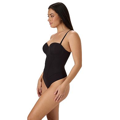 Maidenform Firm Control Shapewear Tummy Shaping Multiway Thong Bodysuit DMS131