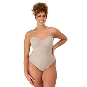 Maidenform Firm Control Shapewear Tummy Shaping Multiway Thong Bodysuit DMS131